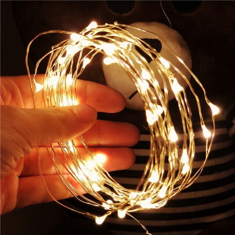 New LED copper wire light star light string gift box small color light flash light string starry room dormitory decoration light