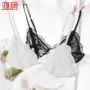 Cô gái không có vòng thép bikini đồ lót bra tụ tập áo ngực nhỏ gợi cảm ren siêu mỏng Pháp đẹp lại tam giác cup quan lot nu danh cho tuoi 16