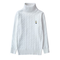 2021 New girl sweater warm autumn and winter in the big child baby thicken knitted shirt