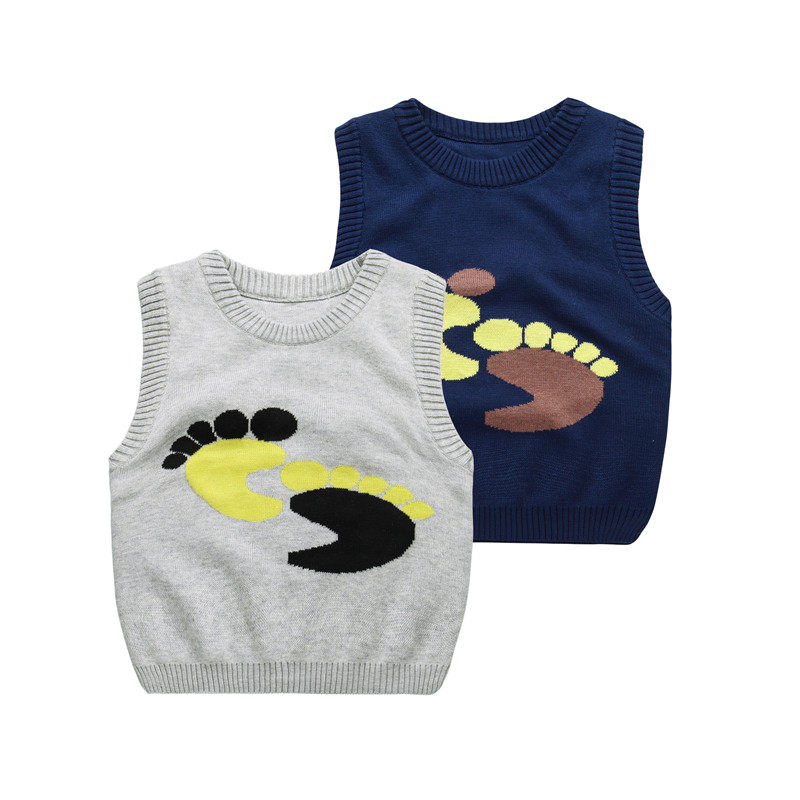 Children's Vest Vest Children's Clothing Spring and Autumn Baby Kids Knit Vest Vest Boys Vest Jacket