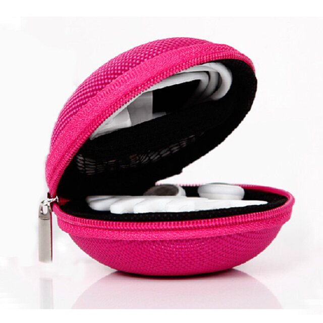 Wired Headphone Cosmetics Bag Charger Data Cable Storage Box Cute Little Coin Purse Mini Digital Cosmetics Bag