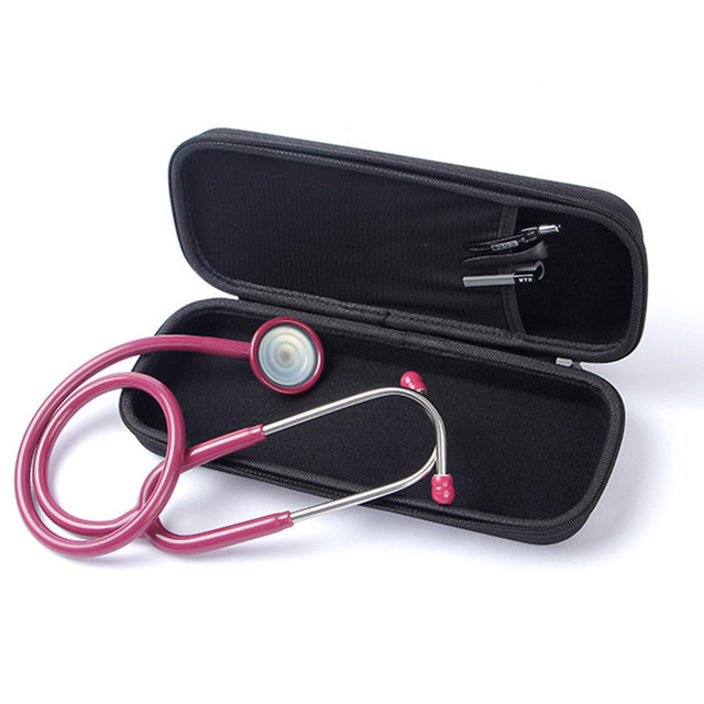 Portable Stethoscope Storage Box, Medical Multi-Functional Household Stethoscope Storage Bag for Pregnant Women, Eva Shock-Proof Bag