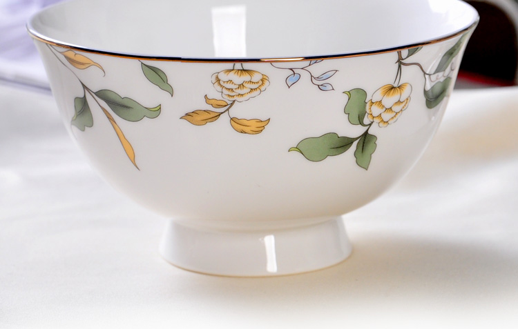 Đuôi hàng xử lý giải phóng mặt bằng micro-Tang Sơn xương Trung Quốc Bộ đồ ăn Trung Quốc Jingdezhen tấm bát đĩa gốm bộ chén đĩa