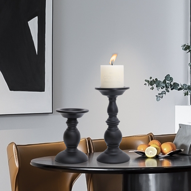 Creative Retro Candlelit Eu Style Iron Art Wax Candlelit Candles Candle Holder Candle Holder Dining Room Table Hem