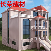 Country house exterior wall brick imitation marble exterior wall brick wall rural granite face cultural fossil tile 300x600