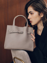 Leather handbag female 2021 new trendy quality goddess one shoulder messenger large capacity bag simple fashion all-match