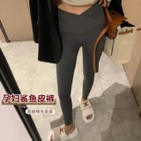 Осенние тонкие леггинсы для беременных, акула, эластичные штаны, осенняя пуля