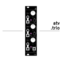 atv.trio｜三通道反相衰减器 modular.khiat 模块乌戛