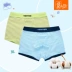 Bé trai lớn 10-11-12-13-14 tuổi Đồ lót bé trai quần boxer 9 học sinh cotton sọc 8 quần vuông quần sịp con voi Nam giới