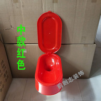 Decorate temporary toilet squat toilet simple plastic decoration squat toilet anti-odor toilet squat