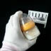Bé 60ml đường kính tinh thể kim cương chai thủy tinh nhỏ nhỏ sơ sinh bé sơ sinh silicone mềm thìa thả - Thức ăn-chai và các mặt hàng tương đối