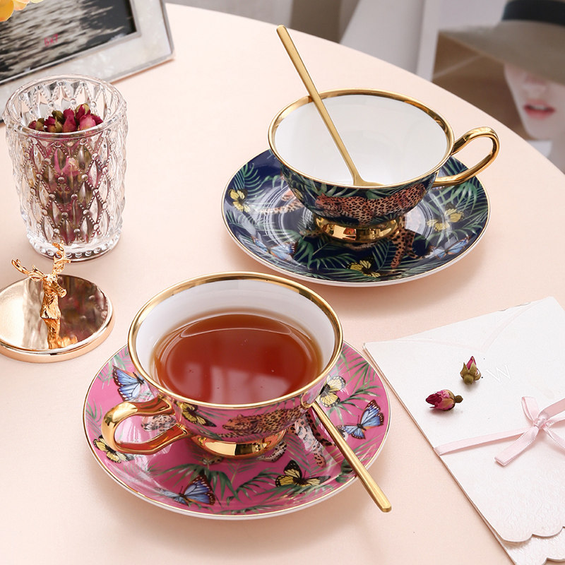 Beauty Road couples bone china coffee cup pair cup gift box a pair of creative wedding cup set gift can be customized