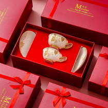 High Face Value Eurostyle Bone Porcelain Coffee Cup English-style Afternoon Tea Tea Set Upscale Delicate Ceramic Mug Gift Box Suit