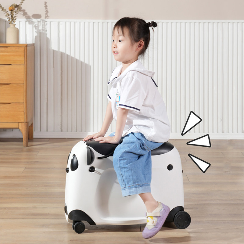 Children's suitcase can ride a doll rod box with a baby boy and girl 21 inch suitcase