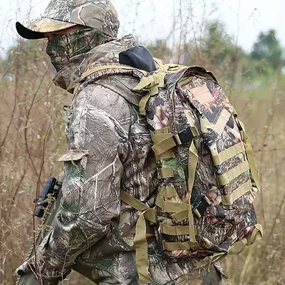 Bionic camouflage hunting backpack jungle camouflage three d shoulder attack tactical backpack mountaineering hiking outdoor backpack