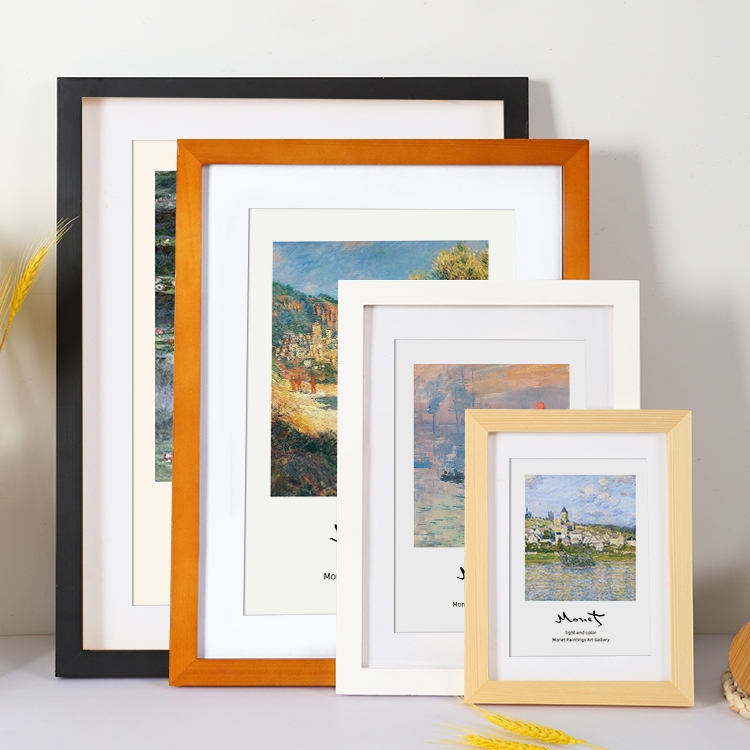 Solid Wood Large Picture Frame for Wall Hanging, 16-Inch, 24-Inch, Simple Frame, Empty Frame for Mounting, 4K, 8K Puzzle, A1 Sketch, A3 Poster, A4