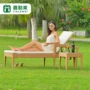 Jialemei ngoài trời giường giải trí trong nhà và ngoài trời ban công hồ bơi bãi biển đồ nội thất patio bàn cà phê kết hợp bàn ghế bàn trà ngoài trời