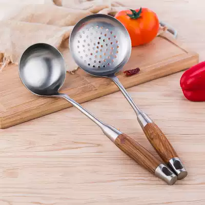 304 stainless steel colander spoon set kitchen cookware noodle spoon large filter drain spoon Kitchen
