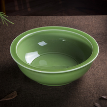Jingdezhen ceramic and basin hair basin kneading basin pickled fish boiled fish basin high temperature hand-thickened celadon Basin