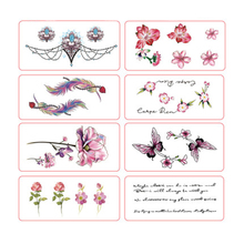 韩国持久ins暗黑花臂防水纹身贴