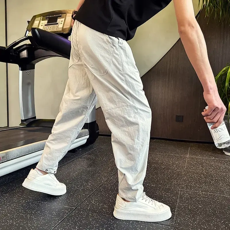 Trendy Quick-Dry Pants for Men, Loose Harem Pants, Thin Summer Pants 2026, Versatile Solid Color Men's Casual Pants for Autumn Trendy Quick-Dry Pants for Men, Loose Harem Pants, Thin Summer Pants 2026, Versatile Solid Color Men's Casual Pants for Autumn