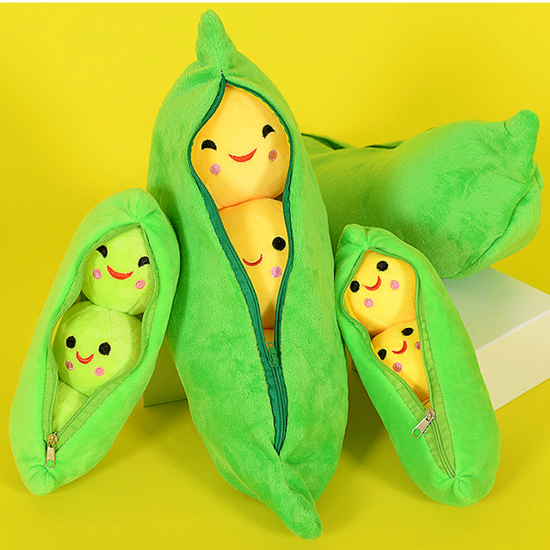 Pea pod doll doll cute bean pod mat bed sofa plush toy