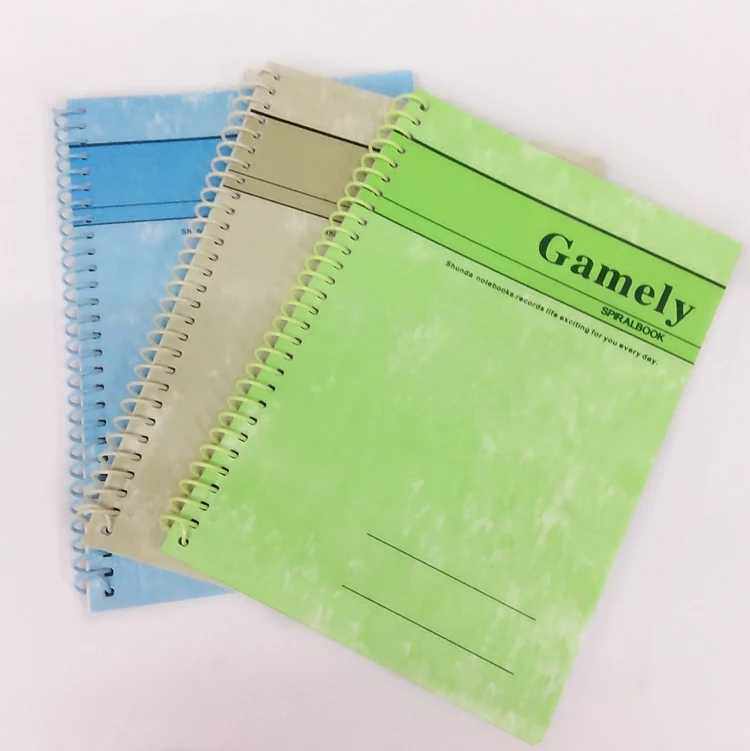 Office new vertical flip this coil book note loose-leaf notebook spiral paper thick exercise homework book