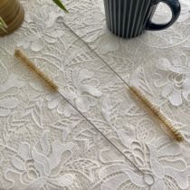 Baby bottle straw special brush brown pig bristle childrens water cup cleaning brush 304 stainless steel small brush household