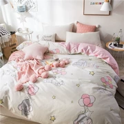 Chăn bông đơn 100% cotton sinh viên ký túc xá chăn đơn quilt 2.0 m giường đôi chăn mùa xuân và mùa hè