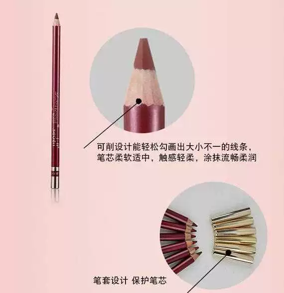 Bút chì kẻ môi dạng son môi không thấm nước và thấm mồ hôi lâu trôi. son bút chì mamonde màu 23