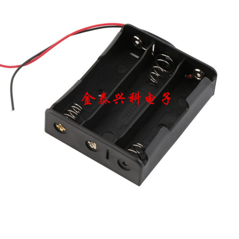 18650 battery case 3-cell battery case 3-cell charging stand with red and black wire 18650 battery holder
