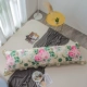 Phiên bản tiếng Hàn của vỏ bông đôi bên gối 1,5 m cotton 1,2 vỏ gối dài 1,8 m cotton lõi gối gối chữ u cao su non