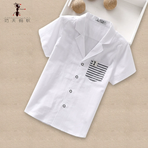 Летний детский костюм, рубашка для мальчиков, сезон 2021, подходит для подростков