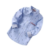 Лонгслив для мальчиков, весенняя осенняя детская рубашка для отдыха, в корейском стиле, подходит для подростков