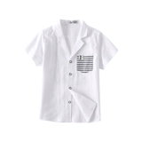 Летний детский костюм, рубашка для мальчиков, сезон 2021, подходит для подростков