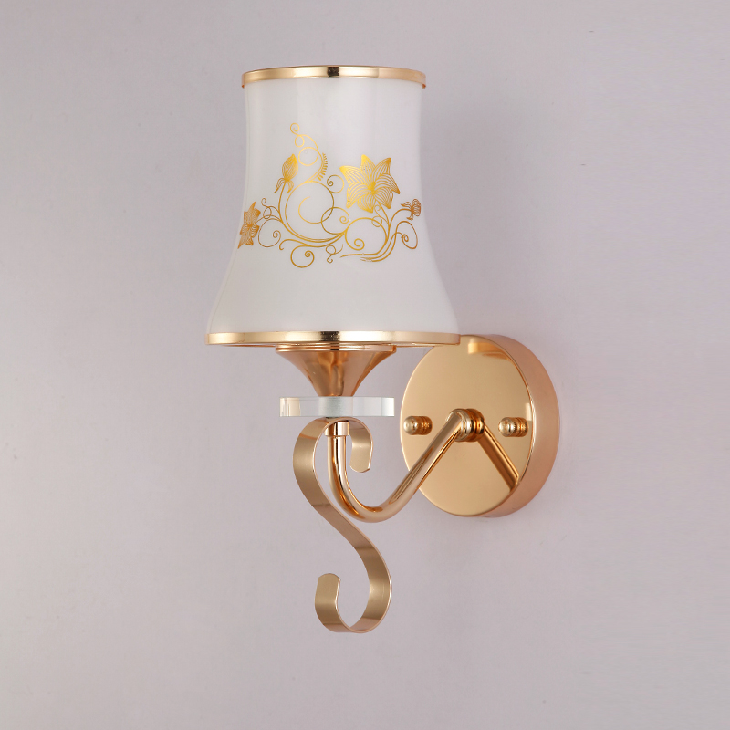 LED double head minimalist modern crystal wall lamp Living room Aisle Stairs Lighting Lamps Bedroom Cozy Bedside Wall Lamp