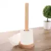 KENS kitchen beech paper towel rack Creative environmental protection paint-free roll toilet paper storage shelf European household paper roll hanger