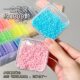 Transparent compartment large capacity bean beads storage box