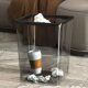 Trash can for home living room light luxury high-end kitchen paper basket