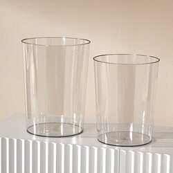 Trash Can for Home Use 2024 New Model Living Room Bedroom Kitchen Toilet Bathroom Light Luxury Large Capacity Office Wastebasket