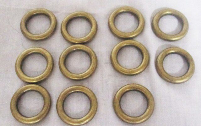 Chew ring Brass chew ring New shepherd Mongolian traditional harness 2 4cm