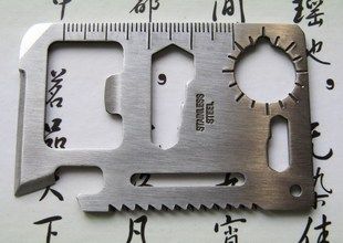 广东原单好品质多功能军刀卡 11功能军刀卡1.8MM厚 清仓超级价