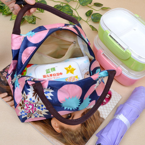 Selling Korean wild waterproof canvas bag handbags 2017 simple portable lunch when the Mummy hand bag side bag