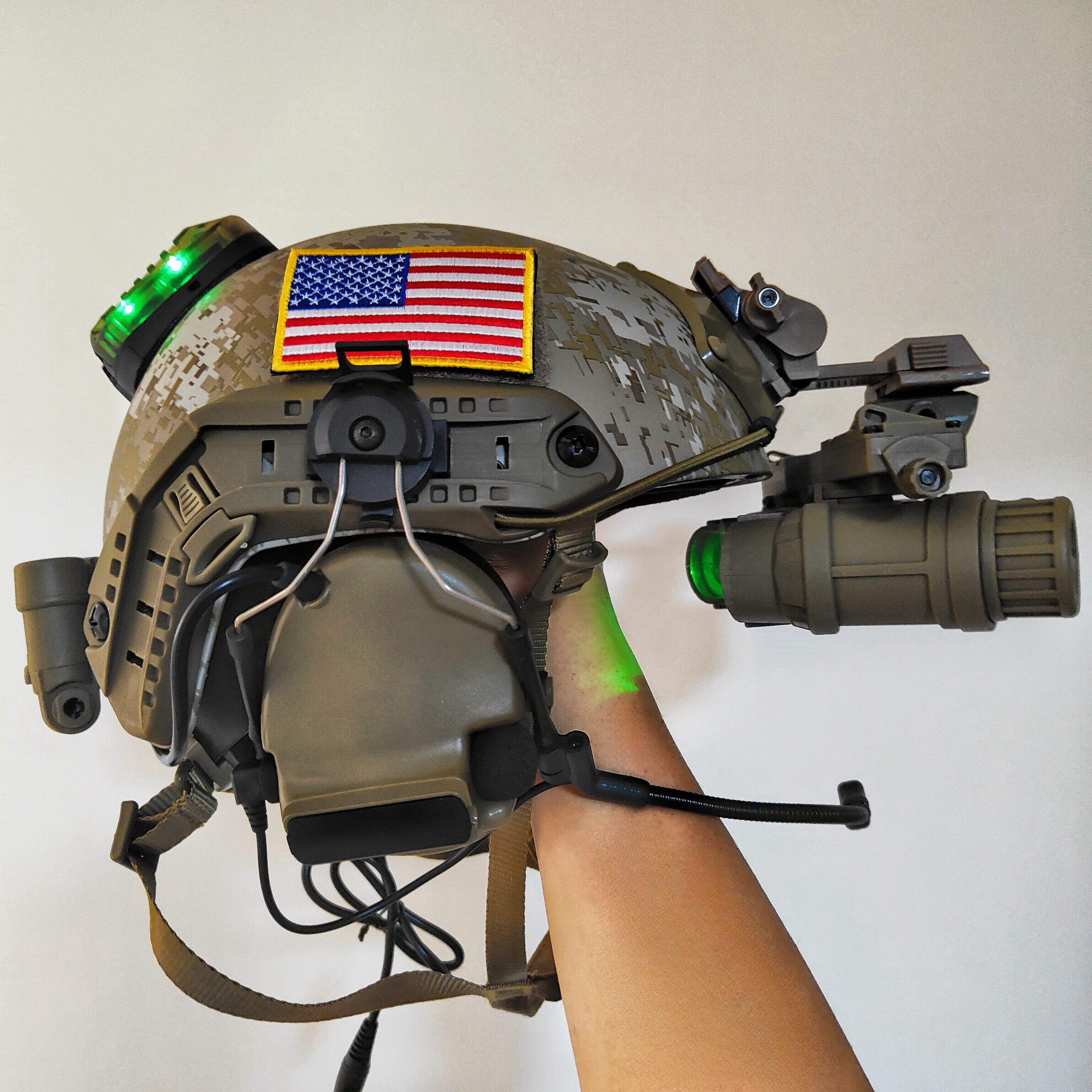 Complete tactical gear set: fast helmet cosplay - special forces, navy ...
