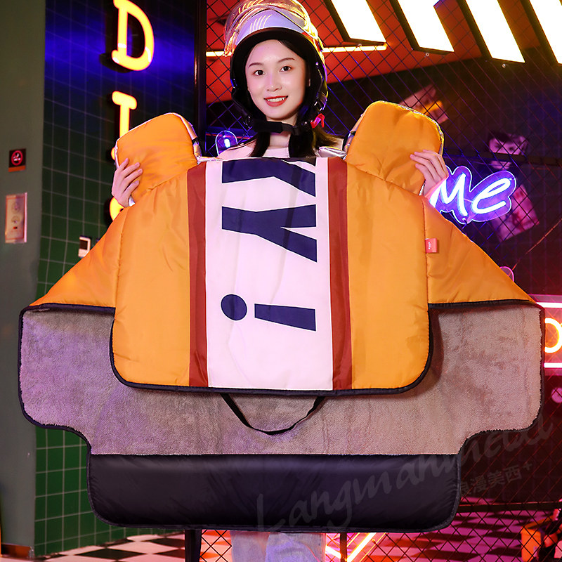 Electric motor car wind shield by winter gush thickened anti-cold and waterproof double-sided electric bike battery Autumn Winter Sky Sunscreen