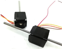 NEMA11 through-shaft stepper motor body long 34mm 41mm screw long 200mm Tr5 * 2