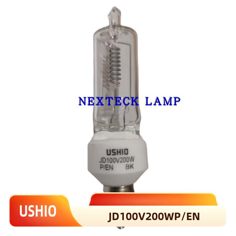 原装日本USHIO牛尾卤素灯泡JD 100V200WP/EN E11小螺口 仪器光源