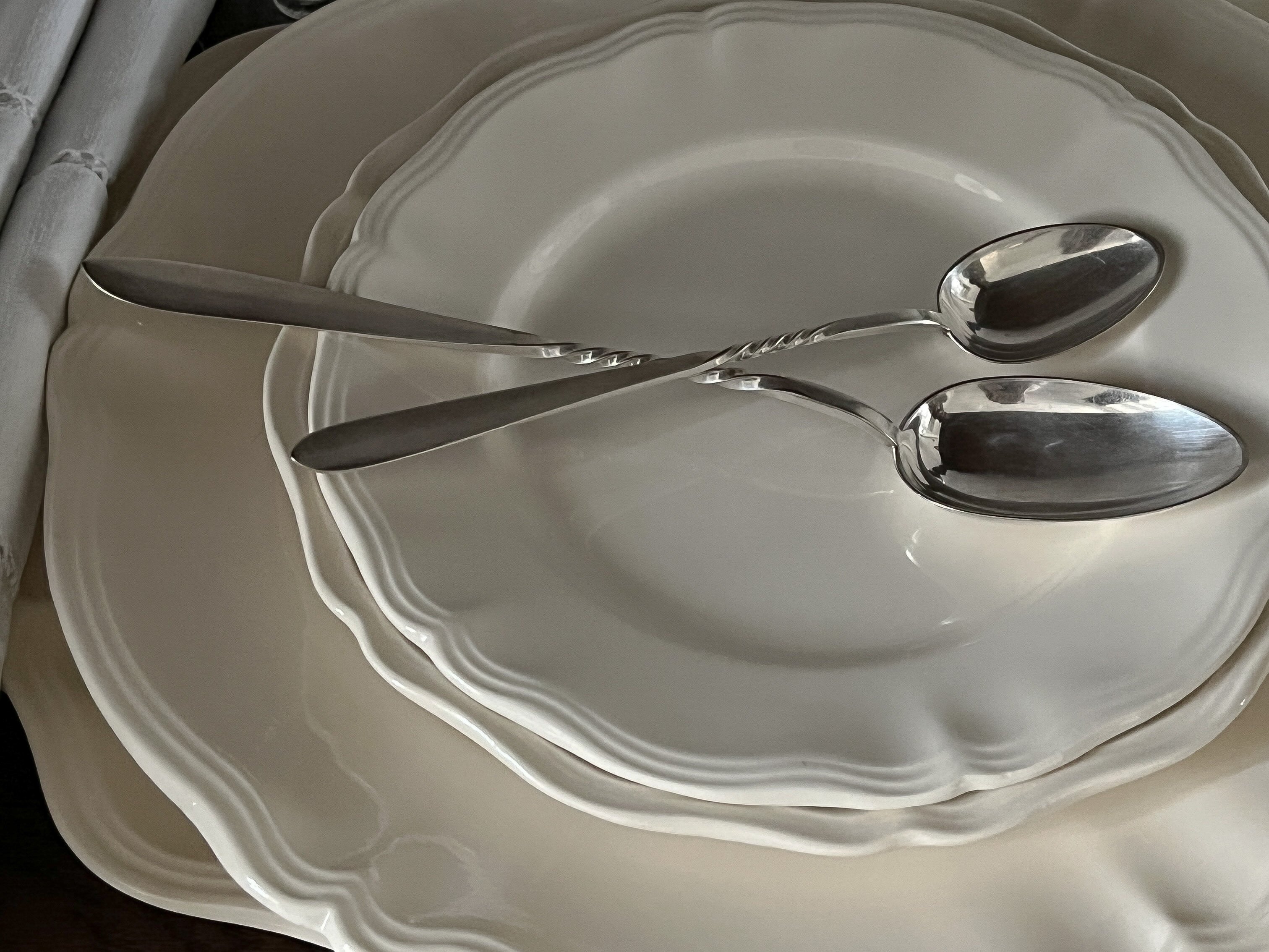 товар из китая dolores antique｜英国古董镀银长勺中古搅拌勺