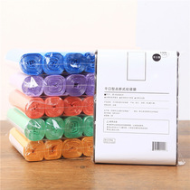 New disposable environmental protection bag kitchen flat - mouth household office thicks commercial 5 rolls of plastic bag