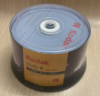 Kodak Kodak 16X DVD-R burn 8 5G CD-R blank CD 4 7G blank burn disc 50 pieces